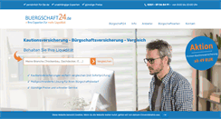 Desktop Screenshot of buergschaft24.de